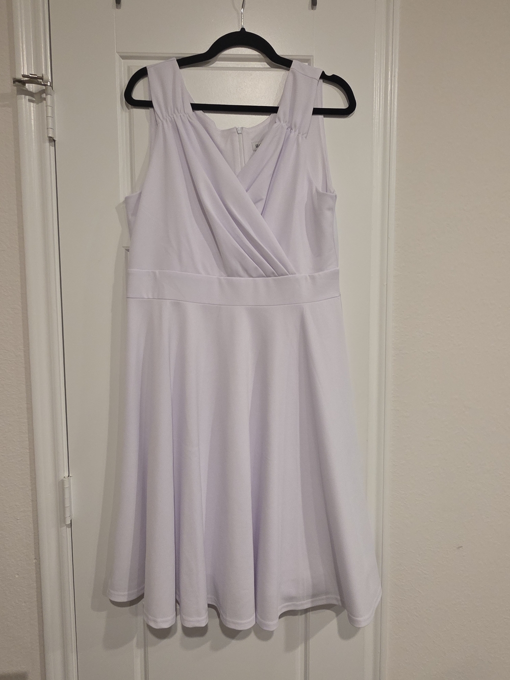 Grace Karin Lavender A-Line Sleeveless Midi Dress